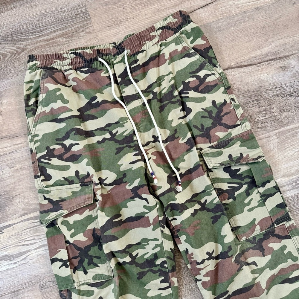 Camo cargo jogger camouflage pants fits men’s M - Picture 3 of 6